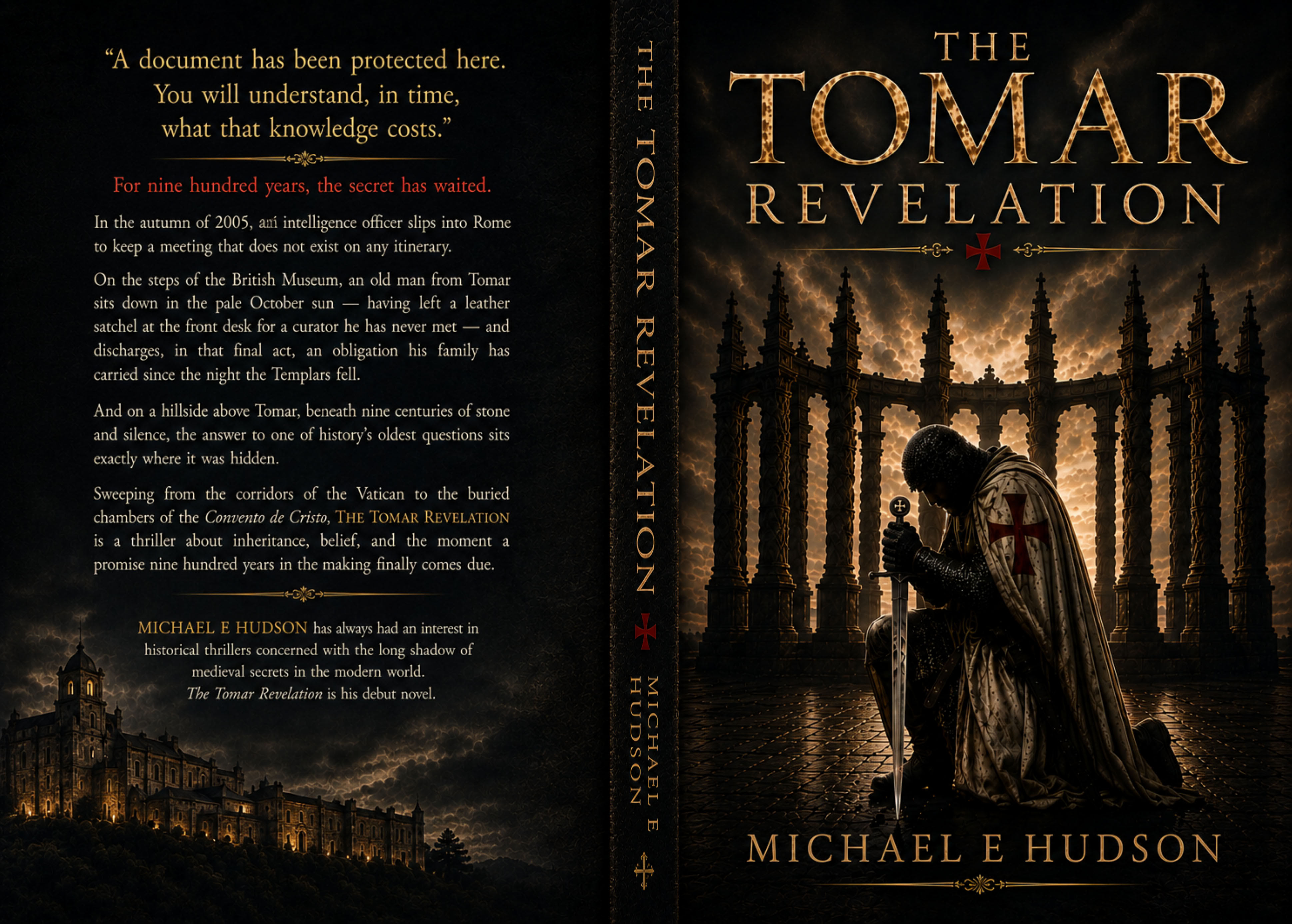 Full wraparound cover art for The Tomar Revelation